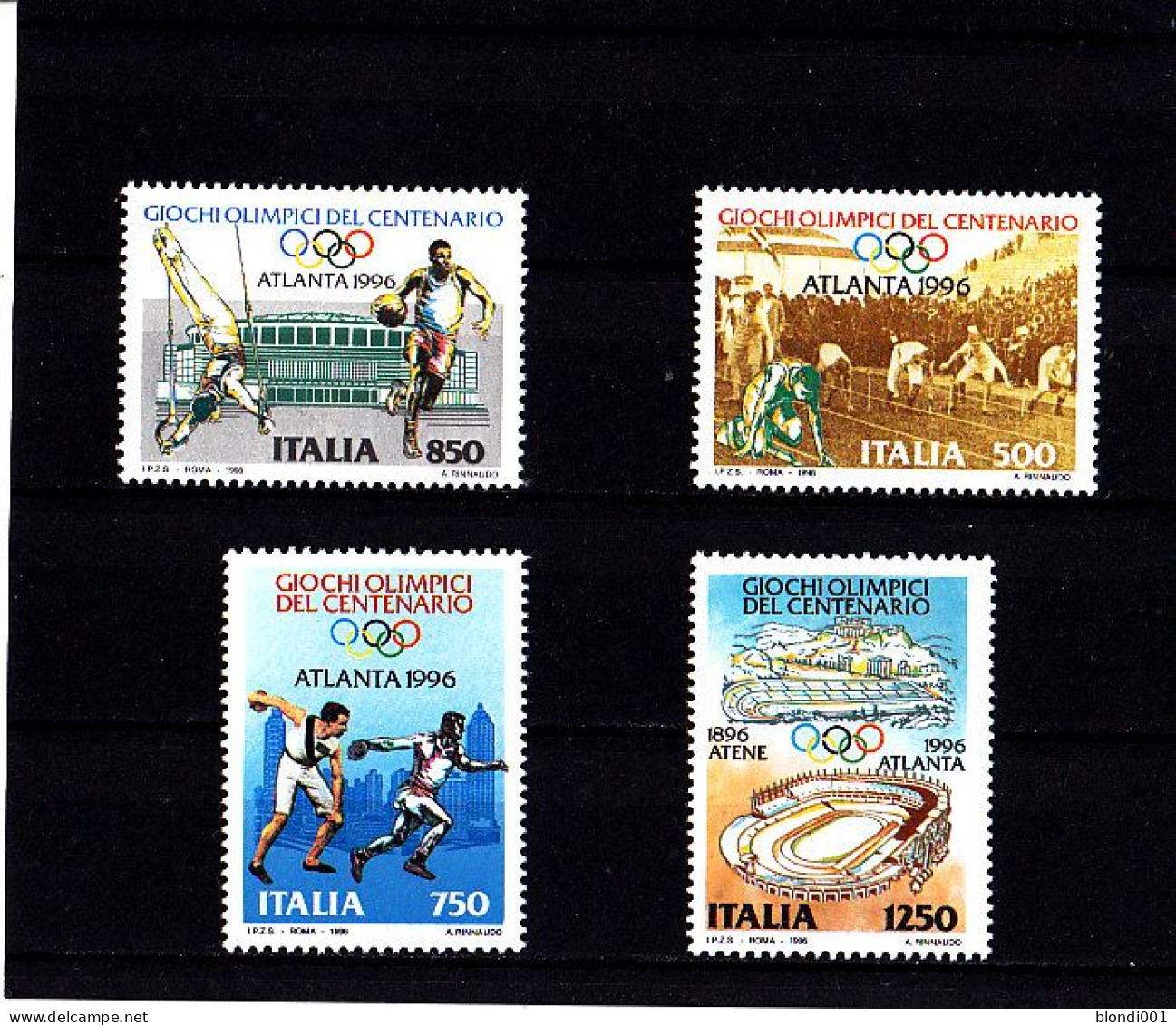 Olympics 1996 - History - ITALY - Set MNH - Summer 1996: Atlanta