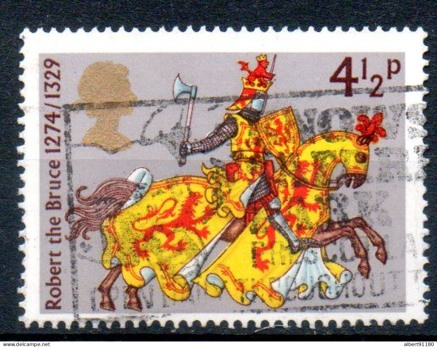 GRANDE-BRETAGNE Chevalier Médièvale 1974 N°729 - Gebraucht