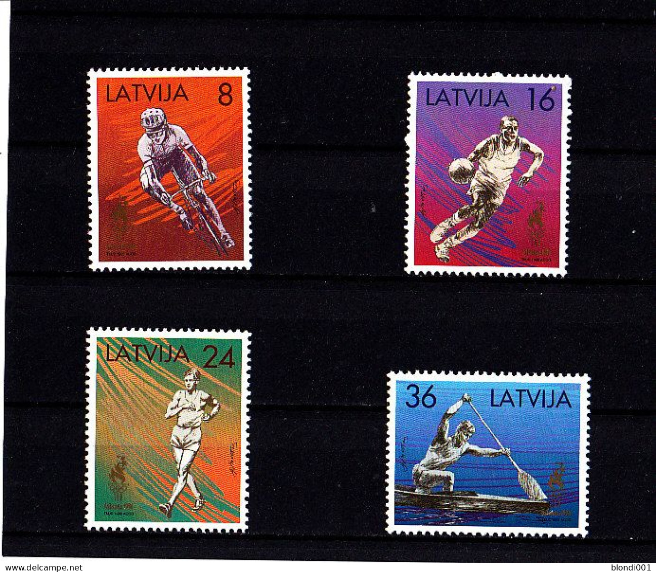 Olympics 1996 - Basketball - LATVIJA - Set MNH - Zomer 1996: Atlanta