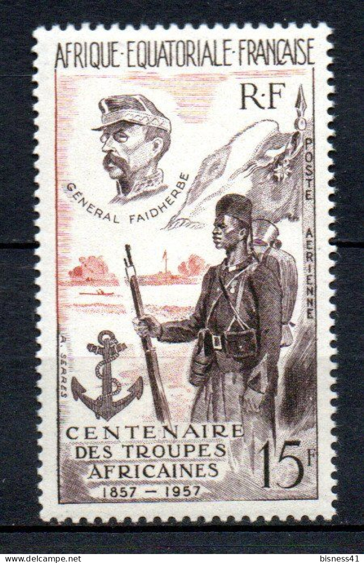 Col41 Colonies AEF Afrique équatoriale PA  N° 62 Neuf XX MNH Cote 5,00 € - Unused Stamps