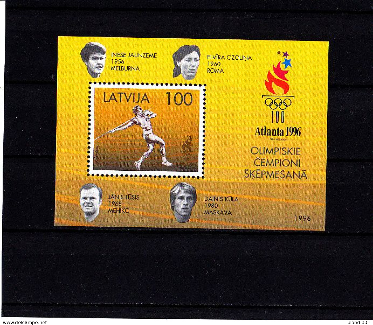 Olympics 1996 - Athletics - LATVIJA - S/S MNH - Summer 1996: Atlanta