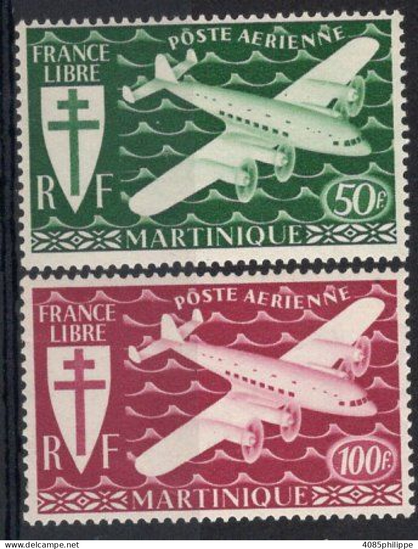 Martinique Poste Aérienne N°4** & 5** Neufs Sans Charnières TB  Cote : 3€75 - Posta Aerea