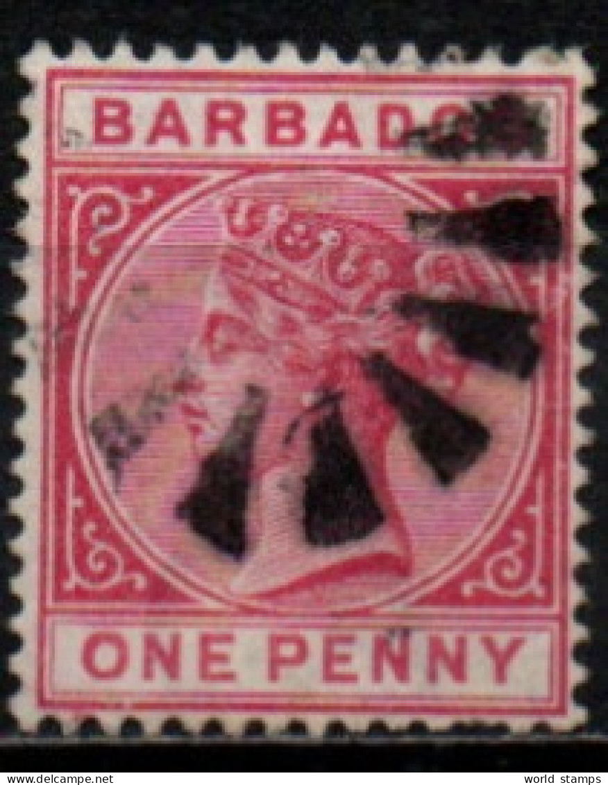 BARBADE 1882-6 O - Barbados (...-1966)