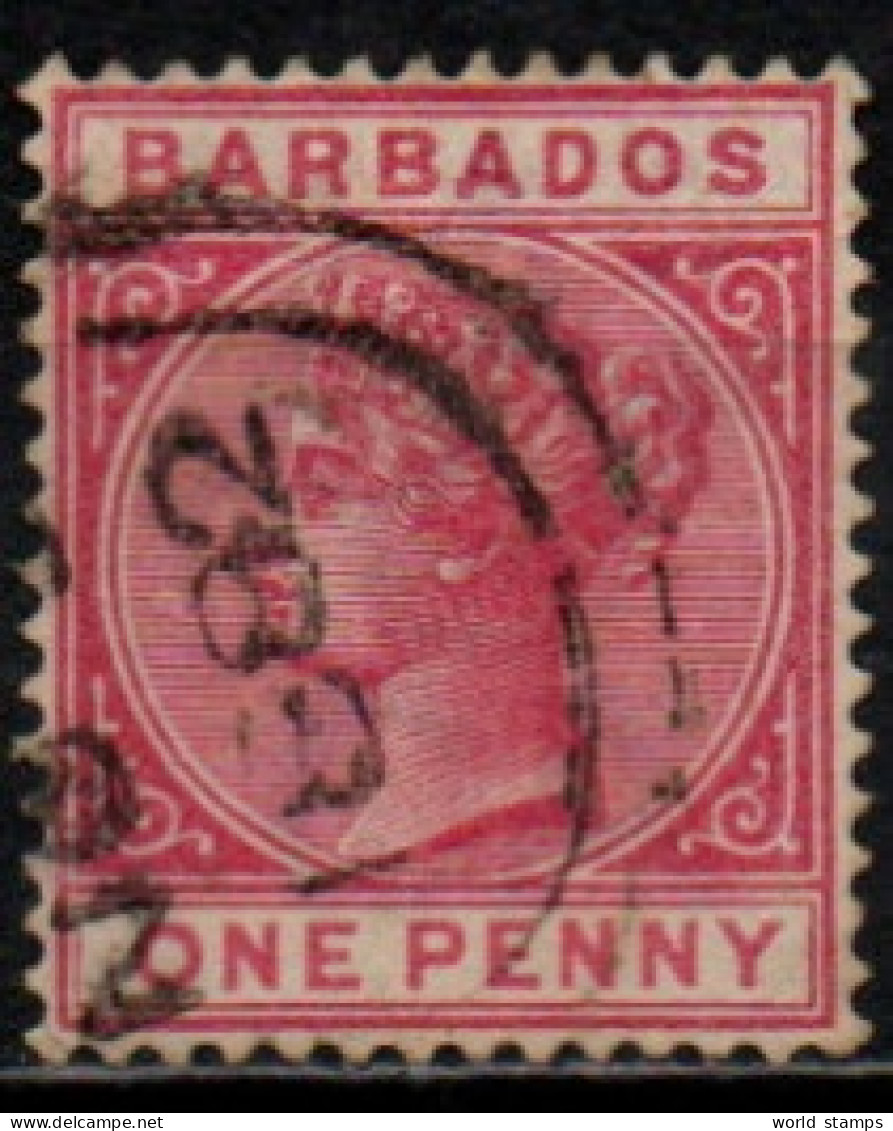 BARBADE 1882-6 O - Barbados (...-1966)