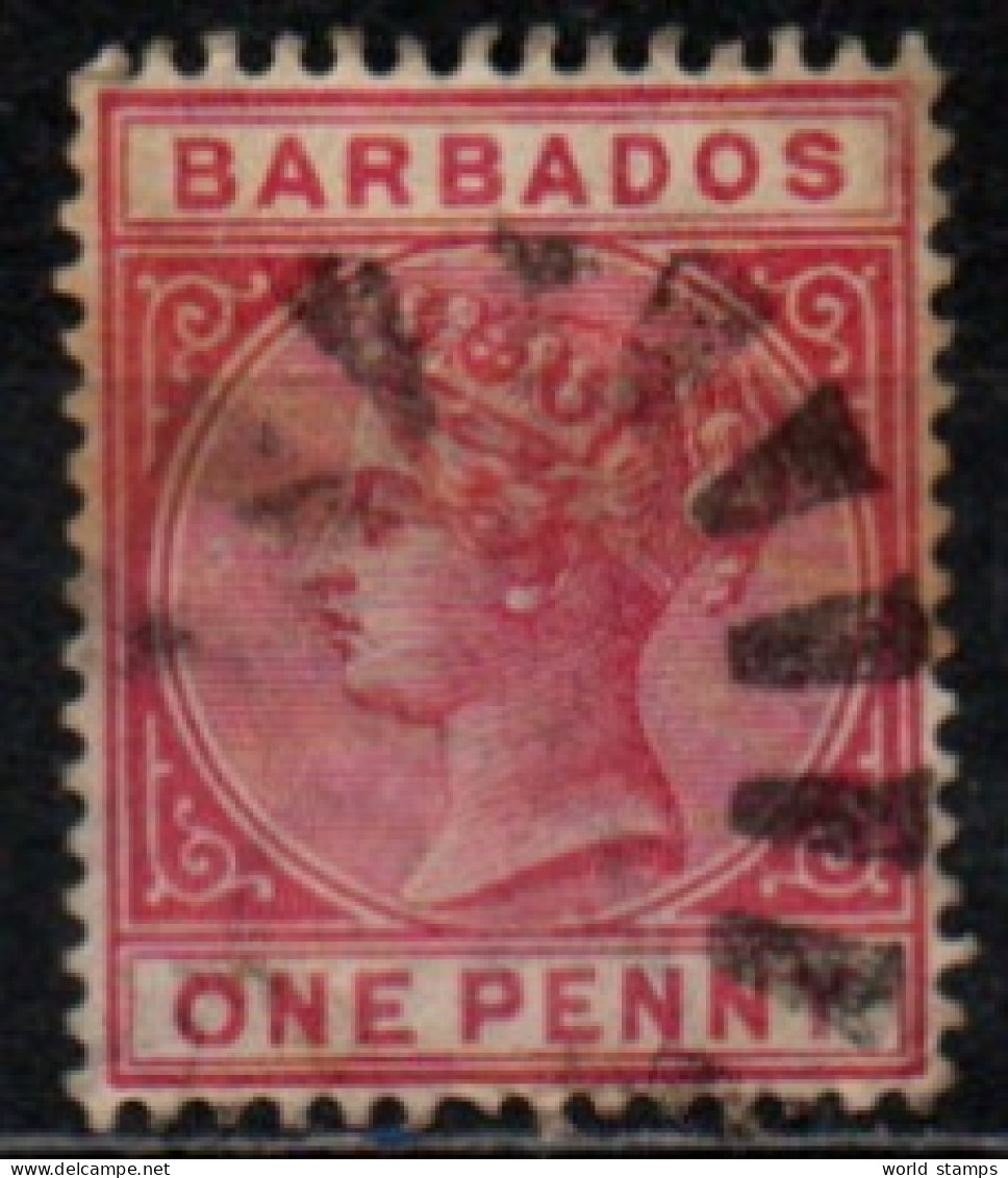 BARBADE 1882-6 O - Barbados (...-1966)