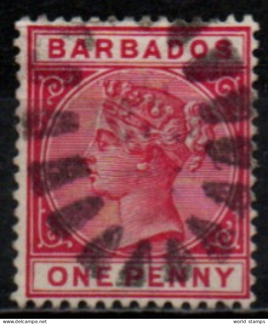 BARBADE 1882-6 O - Barbados (...-1966)