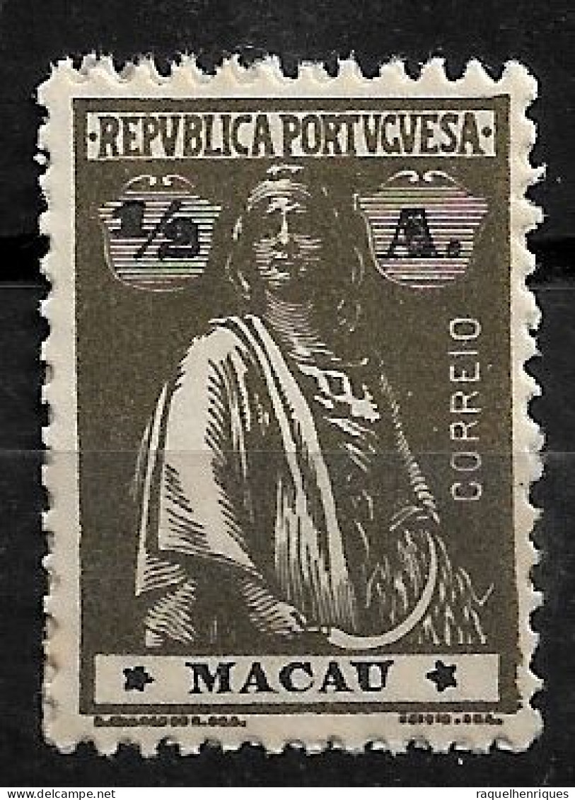 MACAU 1922 CERES 1/2A - 12x11.5 - M NG (NP#72-P05-L9) - Nuovi