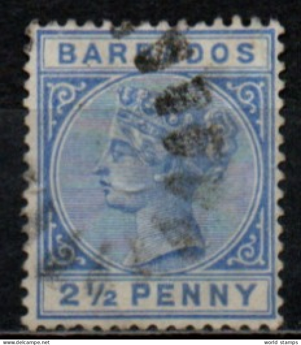 BARBADE 1882-6 O - Barbados (...-1966)