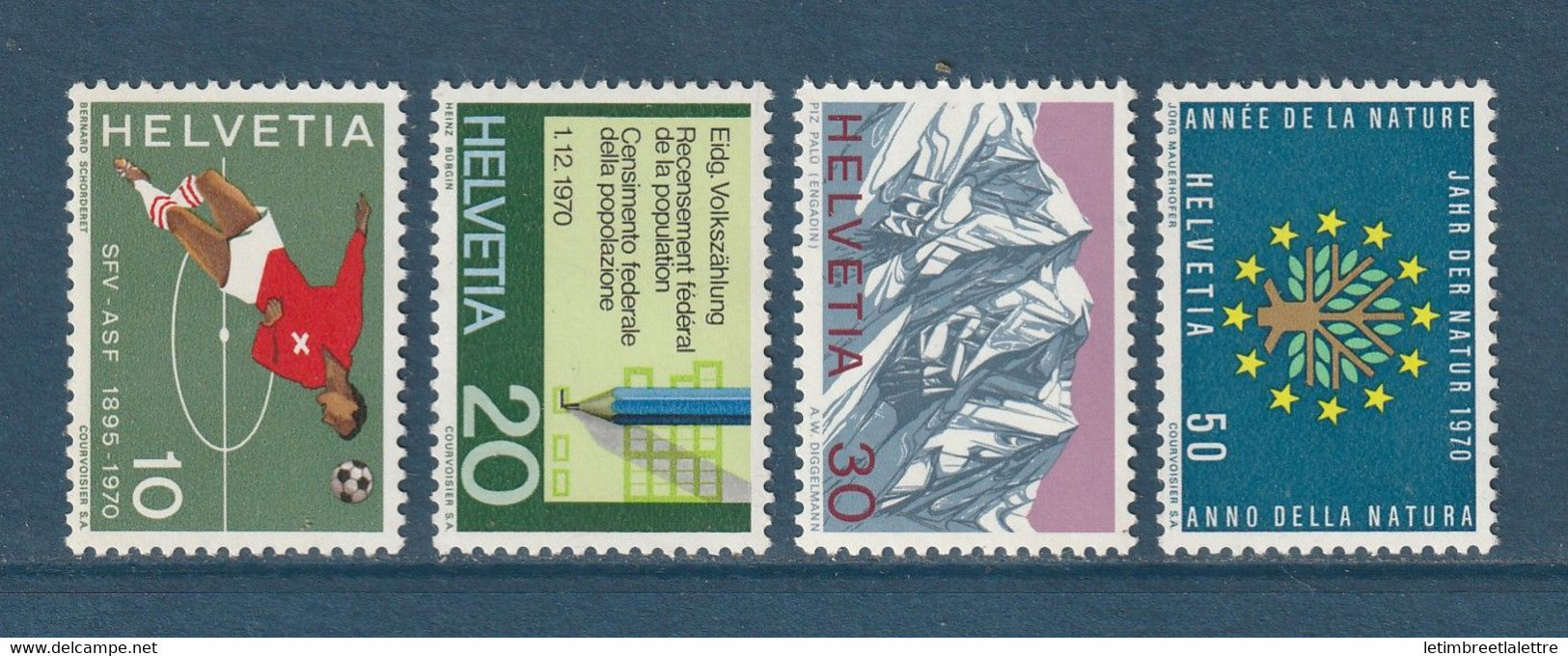 Suisse - YT N° 864 à 867 ** - Neuf Sans Charnière - 1970 - Nuovi