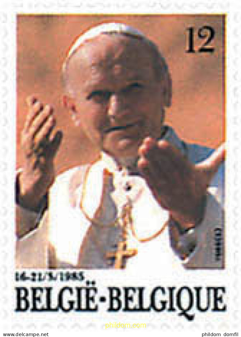 77898 MNH BELGICA 1985 VISITA DE SS EL PAPA JUAN PABLO II - Otros & Sin Clasificación