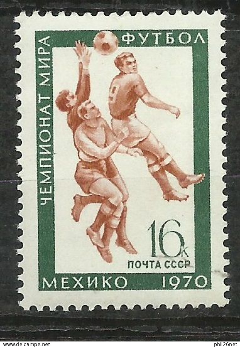 Russie N ° 3630       Football   Coupe Du Monde Mexique 1970   Neuf * *    B/TB  E  Voir Scans Soldé ! ! ! - 1970 – Mexique