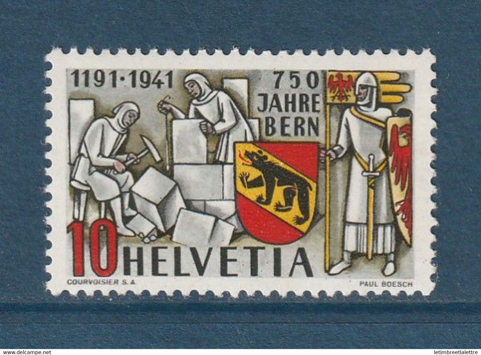 Suisse - YT N° 370 ** - Neuf Sans Charnière - 1941 - Unused Stamps