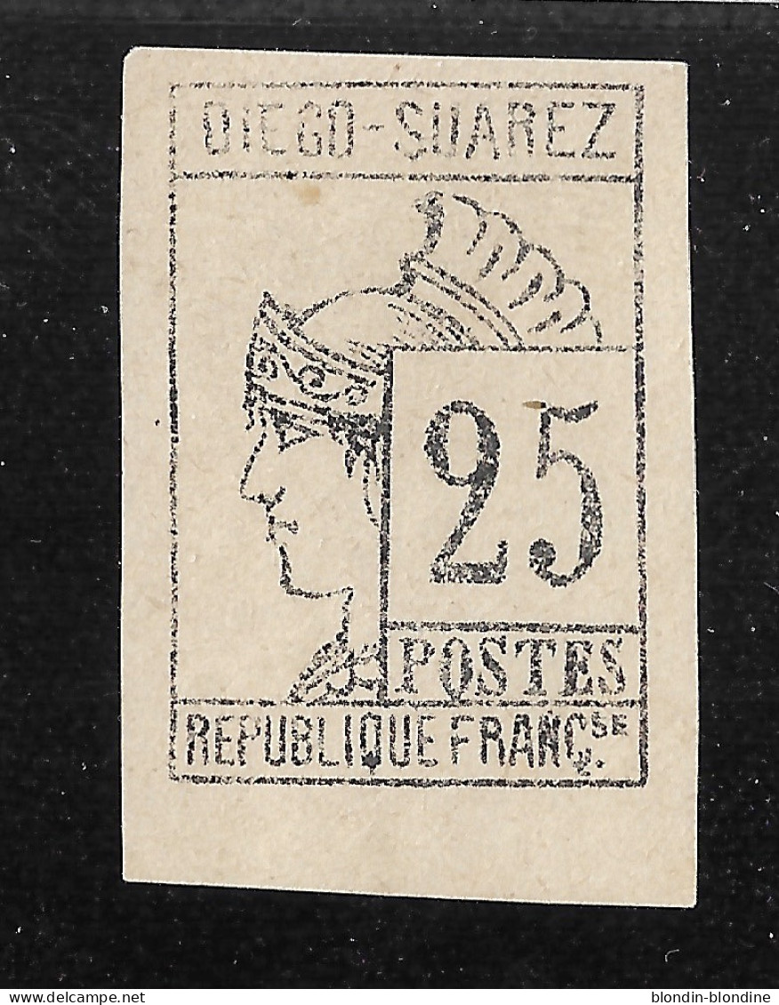 DIEGO-SUAREZ YT 9 NEUF* TB ...Authentique. - Unused Stamps