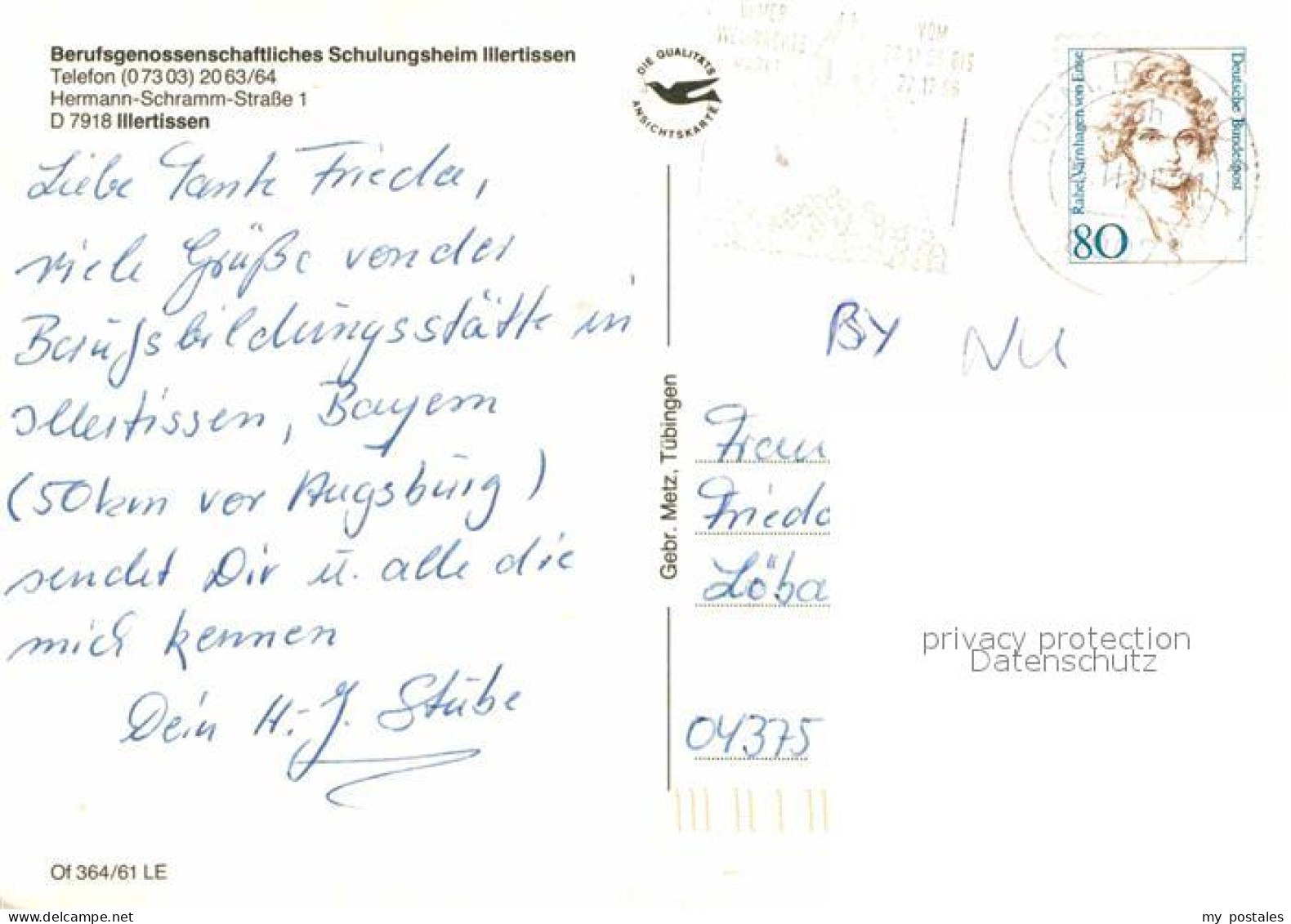 72784618 Illertissen Berufsgenossenschaftliches Schulungsheim  Illertissen - Illertissen