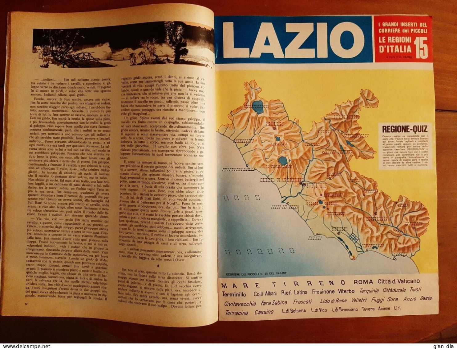 CORRIERE DEI PICCOLI Ed. Corsera 1971. Lotto Di 15. COMPLETI DI INSERTI. - Corriere Dei Piccoli