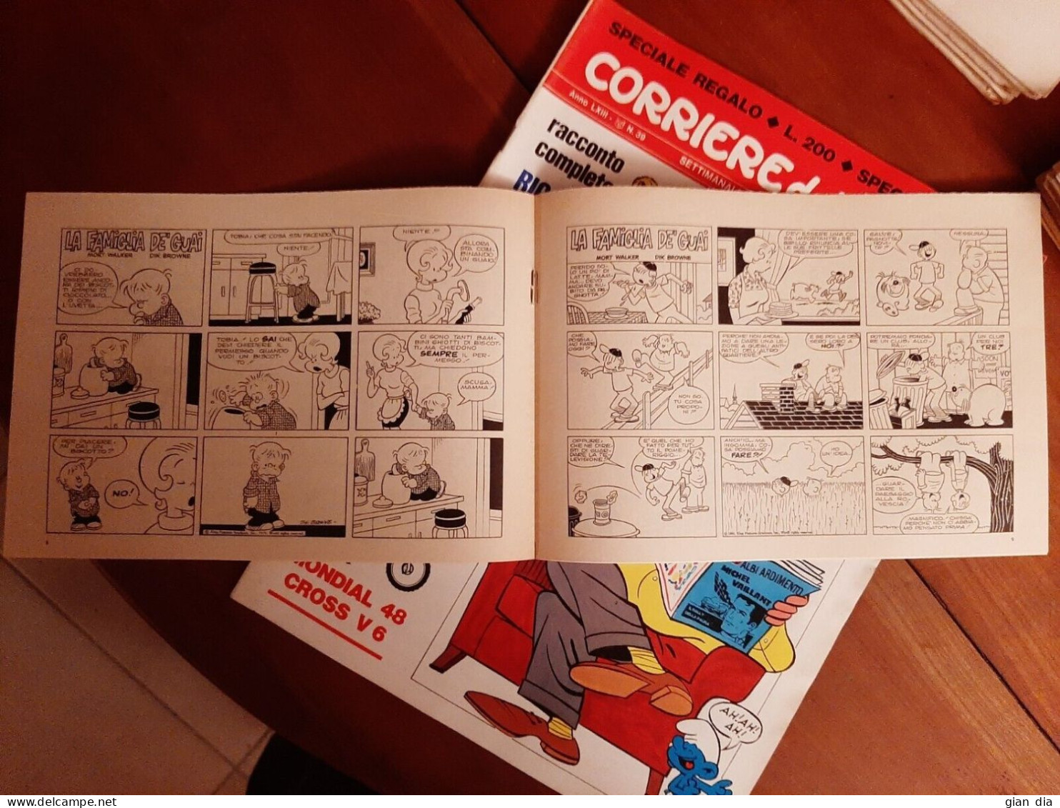 CORRIERE DEI PICCOLI Ed. Corsera 1971. Lotto di 15. COMPLETI DI INSERTI.