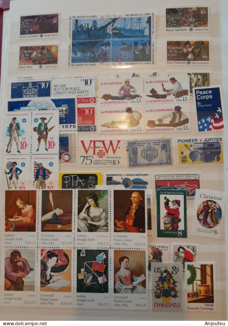 Lot 53 Timbres Neufs Etats Unis MNH - Collezioni & Lotti