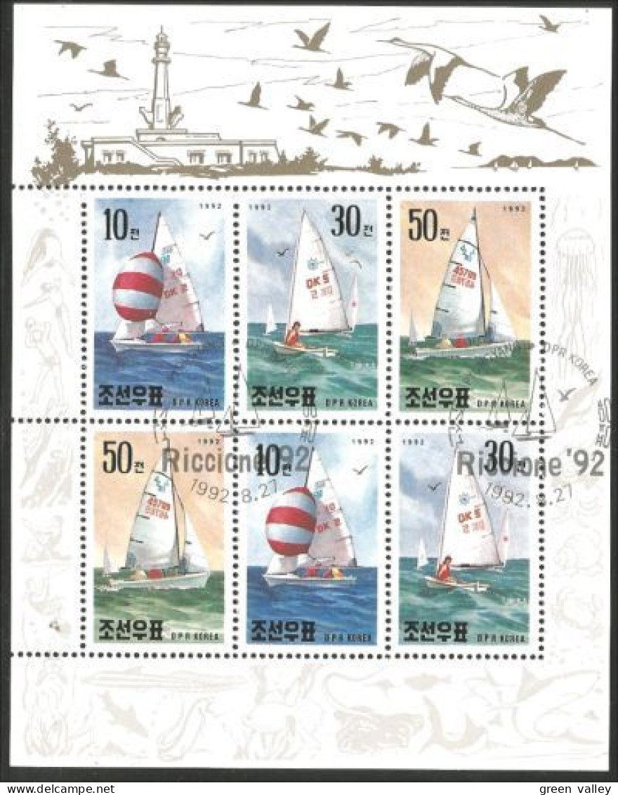 Korea Sailing Ships Voiliers Yacht Veleiros (A50-265a) - Corée Du Nord