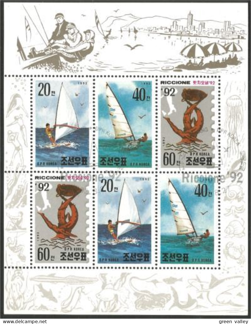 Korea Sailing Ships Voiliers Yacht Veleiros (A50-266a) - Corée Du Nord