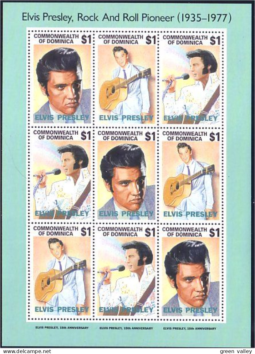 Dominica Elvis Presley MNH ** Neuf SC (A50-161) - Singers