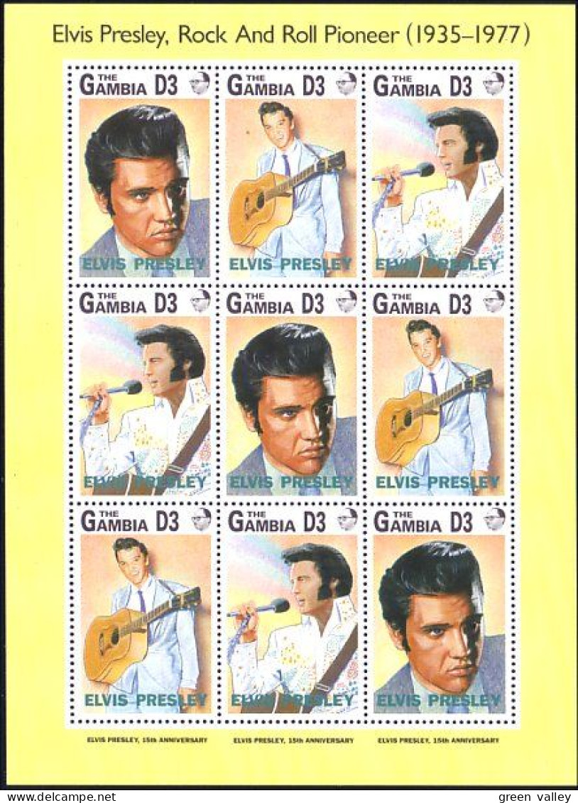 Gambia Elvis Presley MNH ** Neuf SC (A50-162) - Cantantes