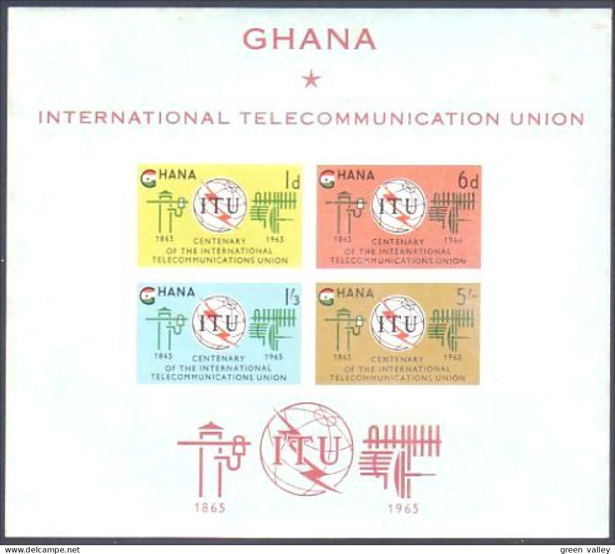 Ghana IUT - ITU MNH ** Neuf SC (A50-6b) - Ghana (1957-...)