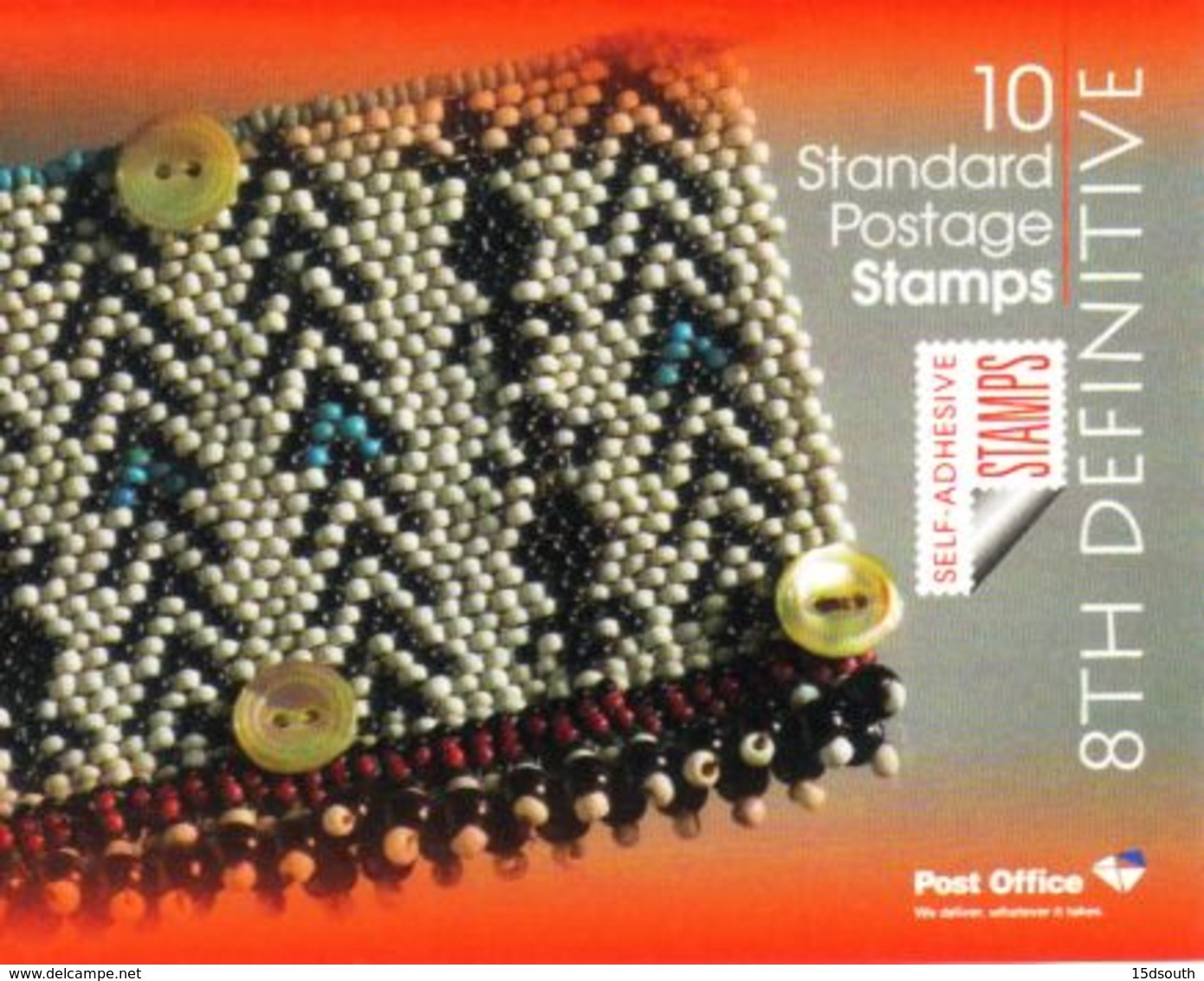 South Africa - 2020 8th Definitive Beadwork SPR 10-stamp Booklet (**) (2020.01.15) - Carnets