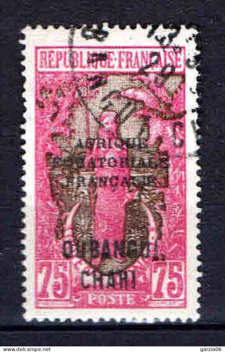 Oubangui Chari - 1927  - Tb Antérieurs  Surch - N° 77 - Oblit - Used - Oblitérés