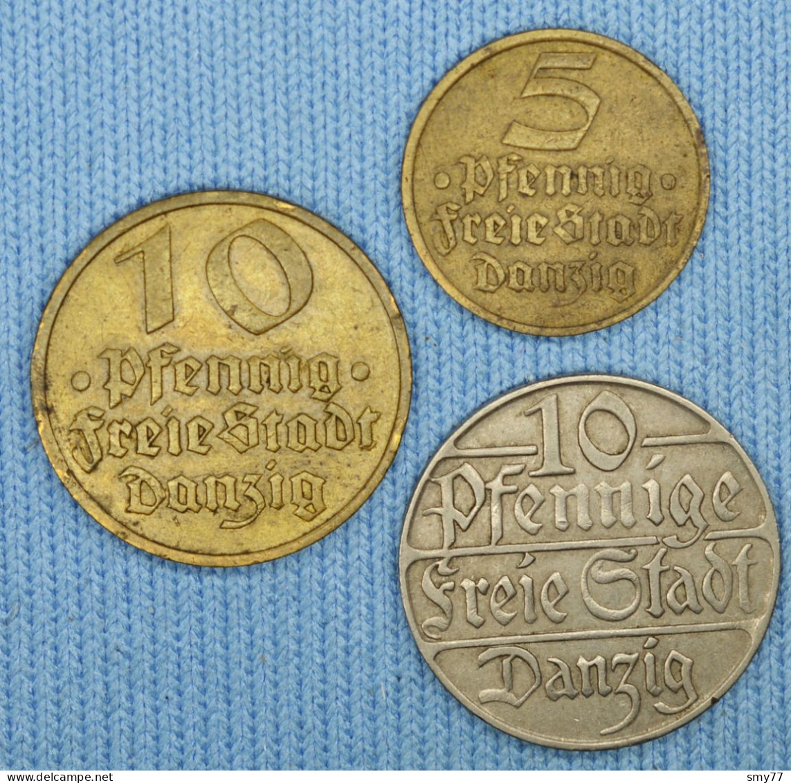 Danzig / Gdansk • 3x • 10 Pfennig 1923 - 5 Pfennig 1932 - 10 Pfennig 1932 • [24-152] - Andere - Europa