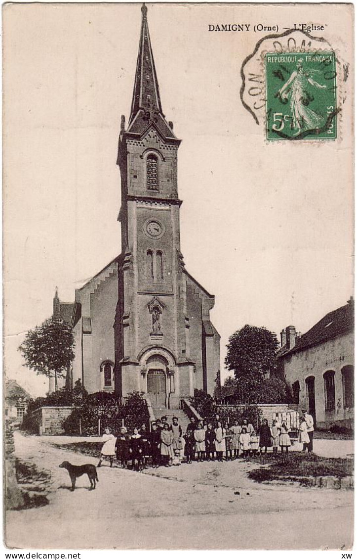 DAMIGNY -61- L'Eglise - Animation - D2676 - Damigny