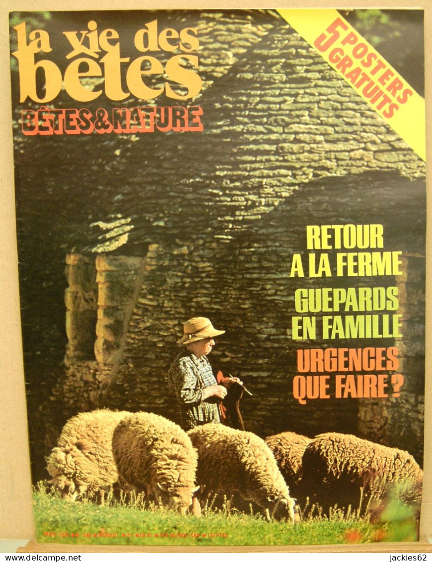 248/ LA VIE DES BETES / BETES ET NATURE N° 248 Du 3/1979 Voir Sommaire - Animali