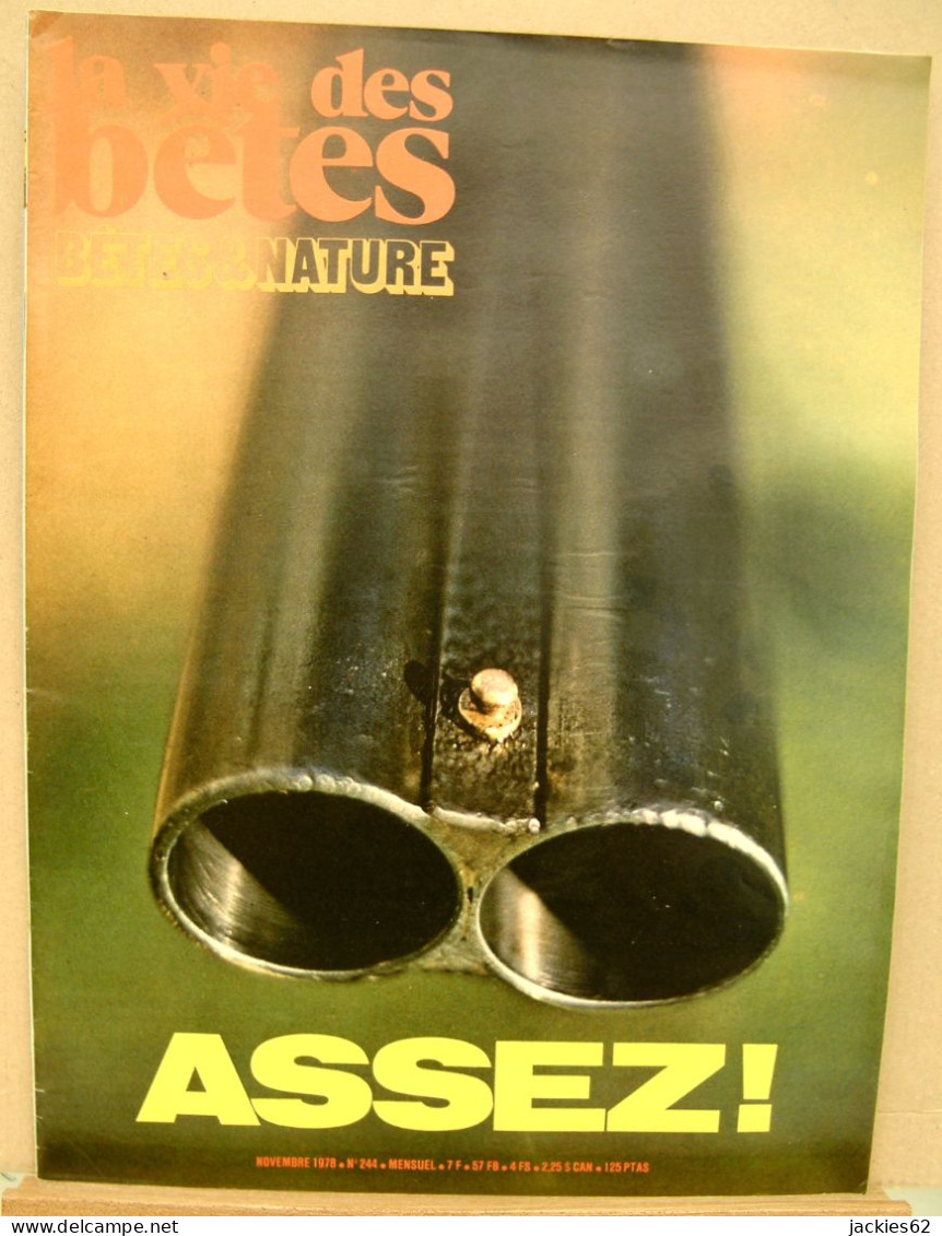 244/ LA VIE DES BETES / BETES ET NATURE N° 244 Du 11/1978 Voir Sommaire - Animali