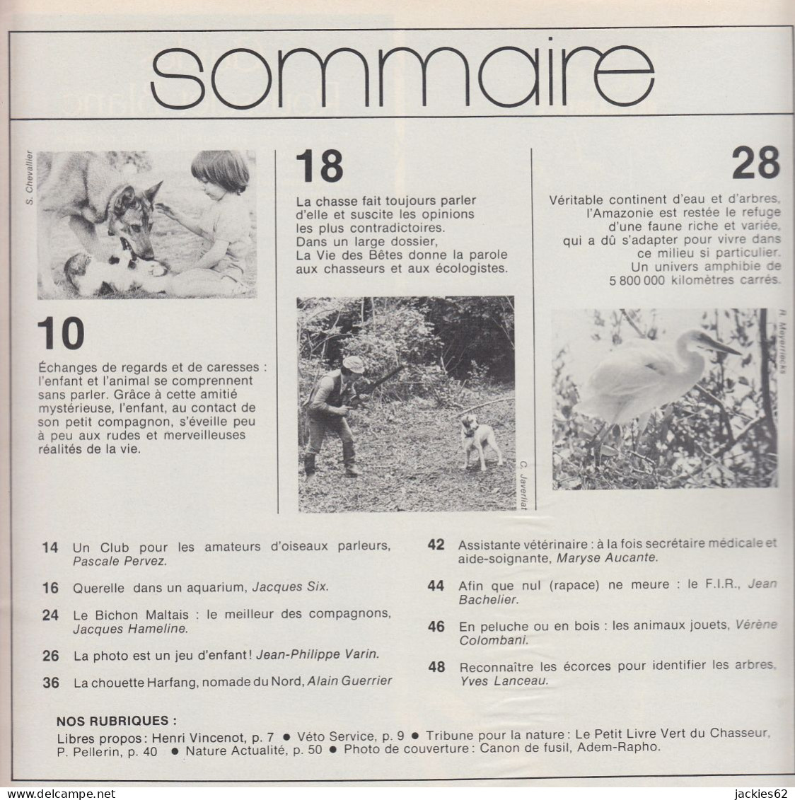 244/ LA VIE DES BETES / BETES ET NATURE N° 244 Du 11/1978 Voir Sommaire - Animales