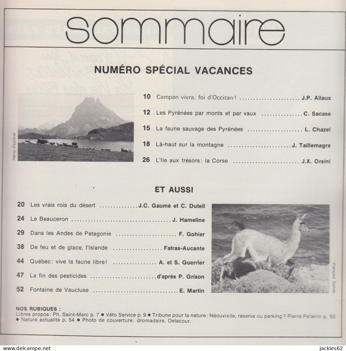 241/ LA VIE DES BETES / BETES ET NATURE N° 241 Du 8/1978 Voir Sommaire - Animaux