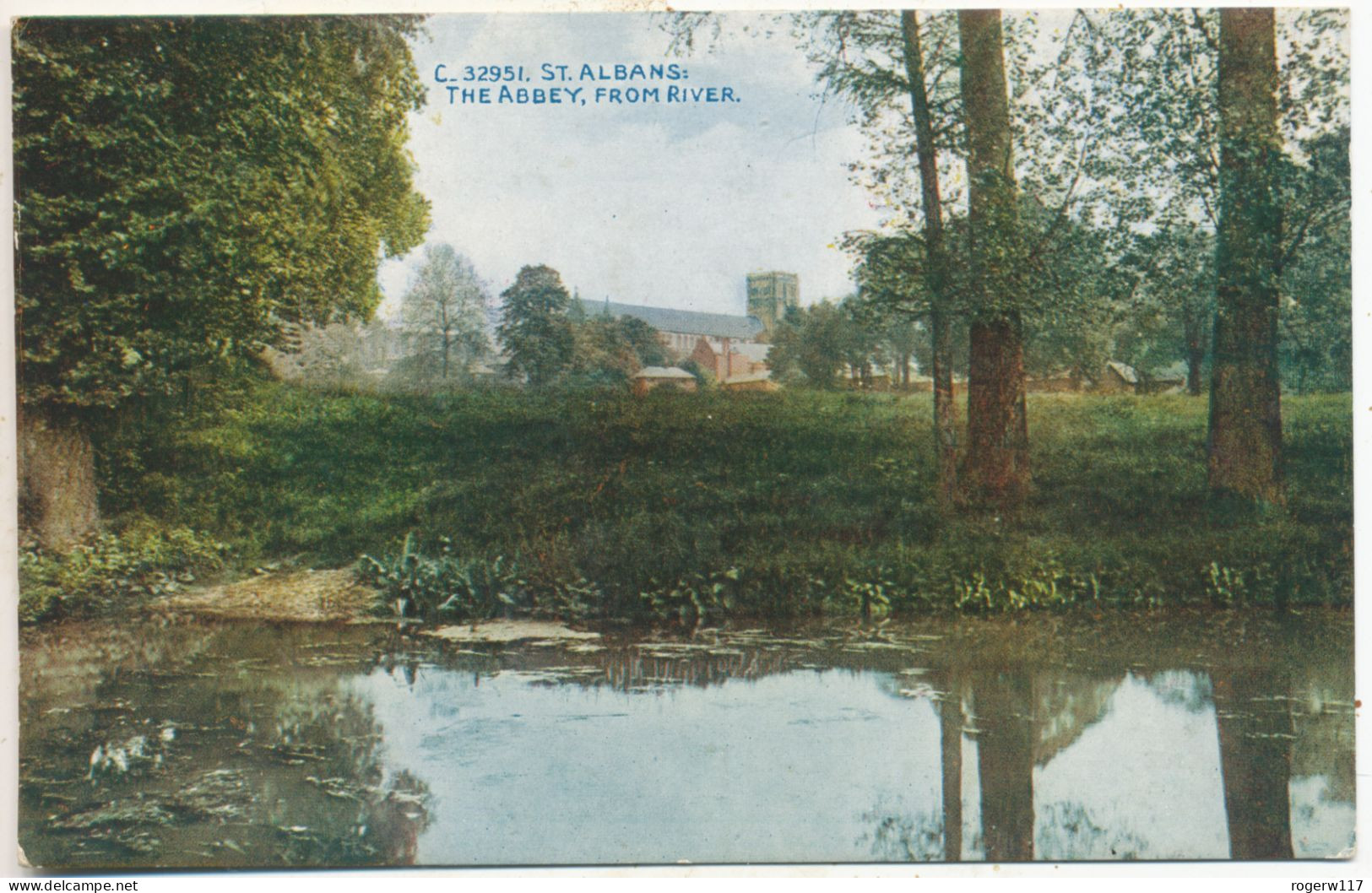 St. Albans, The Abbey, From River - Hertfordshire