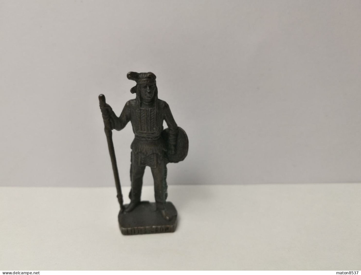 Kinder :   K94 N111   Berühmte Indianer-Häuptling II 1985-93 - Little Crow - Brüniert - Scame - 40 Mm - 7 - Figurines En Métal