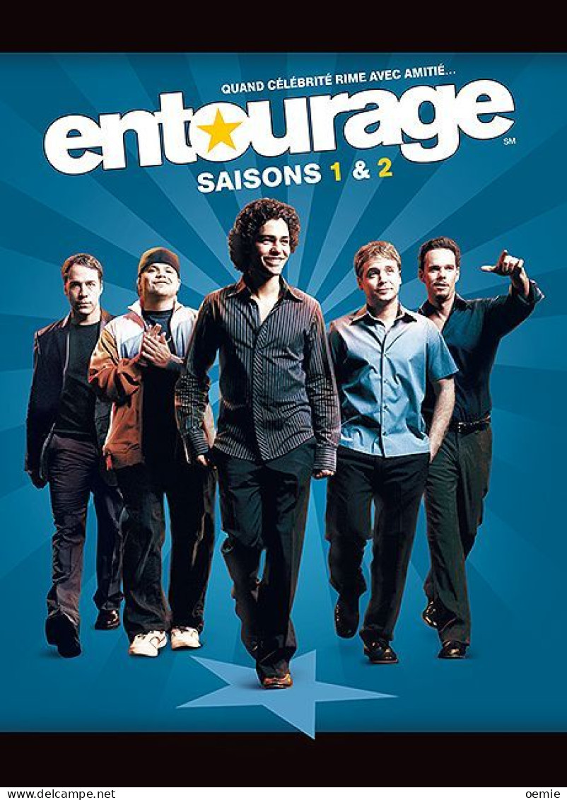 ENTOURAGE  L INTEGRALE DE LA SAISON  1 ET 2   (  5 DVD )  540 M ENVIRON - Comedy