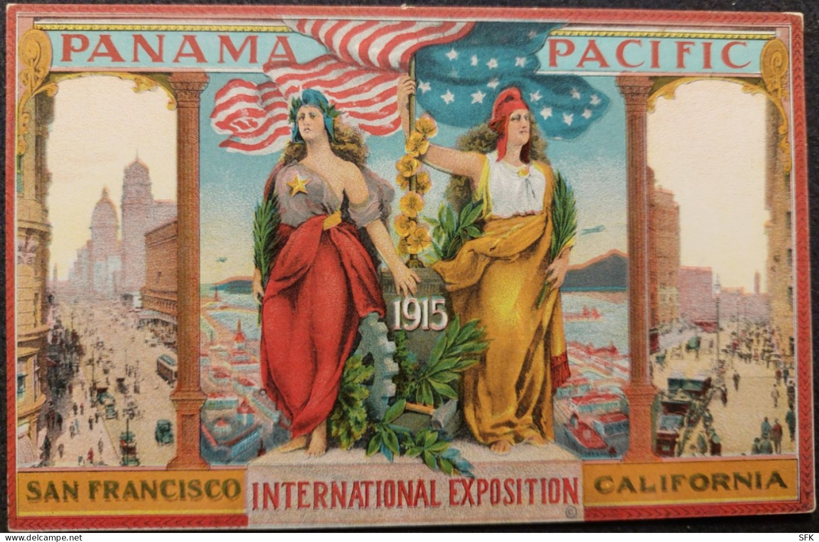 1915 Panama Pacific Exposition Vintage Rare Item I- VF  224 - Altri & Non Classificati