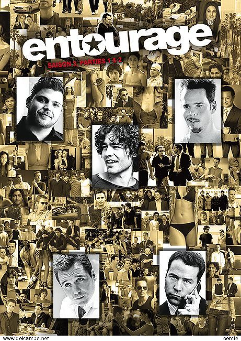 ENTOURAGE  L INTEGRALE DE LA SAISON 3  PARTIES 1 ET 2   (  5 DVD )  540 M ENVIRON - Comedy