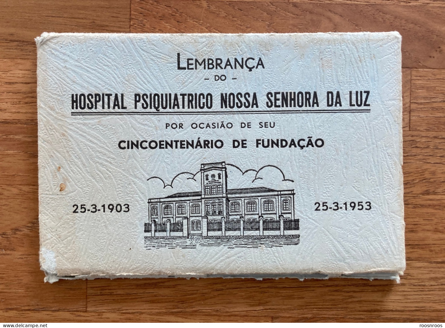 CP CURITIBA PARANA BRESIL - DEPLIANT CINQUANTENAIRE DE L'HOPITAL PSYCHIATRIQUE NOSSA SENHORA DA LUZ - Curitiba