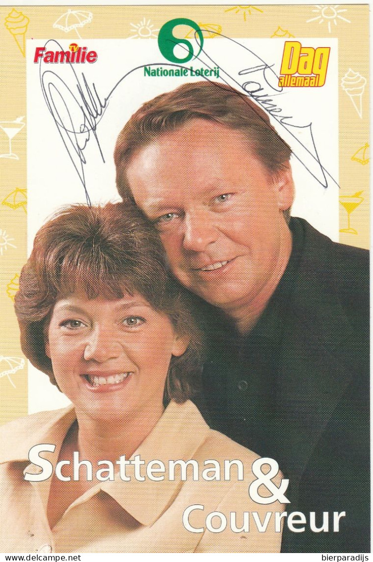 Schatteman En  Couvreur  - Was  In Geplakt  - - Autographs