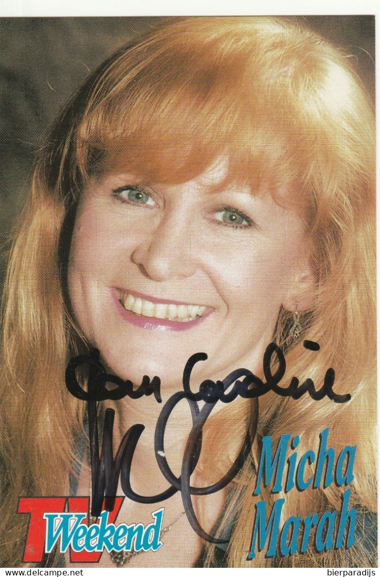 Micha Marah  - Was  In Geplakt  - - Handtekening