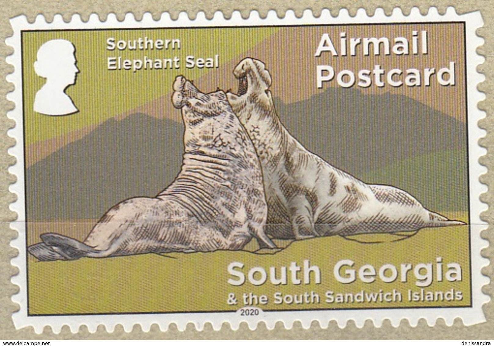 South Georgia & South Sandwich Islands 2020 Eléphant De Mer Neuf ** - Géorgie Du Sud