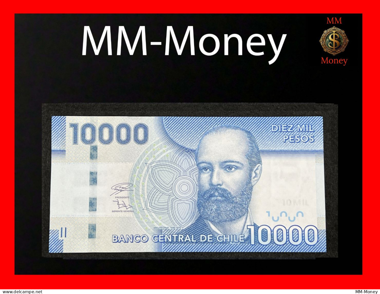 CHILE  10.000   10000 Pesos  2018  P. 164  UNC - Cile