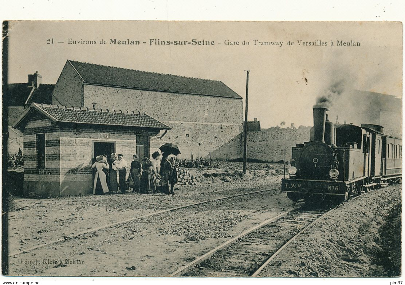 FLINS SUR SEINE - Gare Du Tramway De Versailles à Meulan - Flins Sur Seine