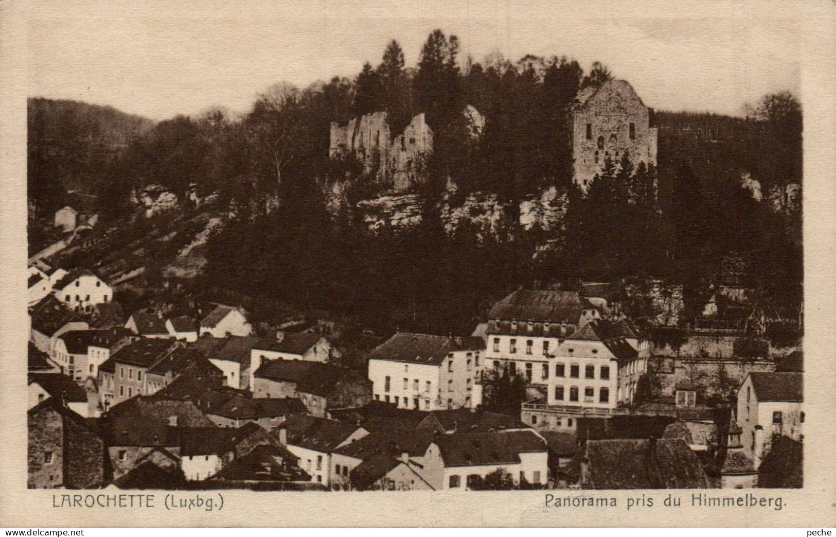 N°1548 V -cpa La Rochette -panorama Pris Du Himmelberg- - Larochette