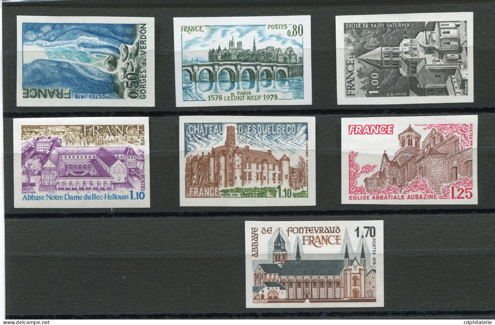 FRANCE N°1996 / 2002  ** NON DENTELES SERIE TOURISTIQUE - 1971-1980