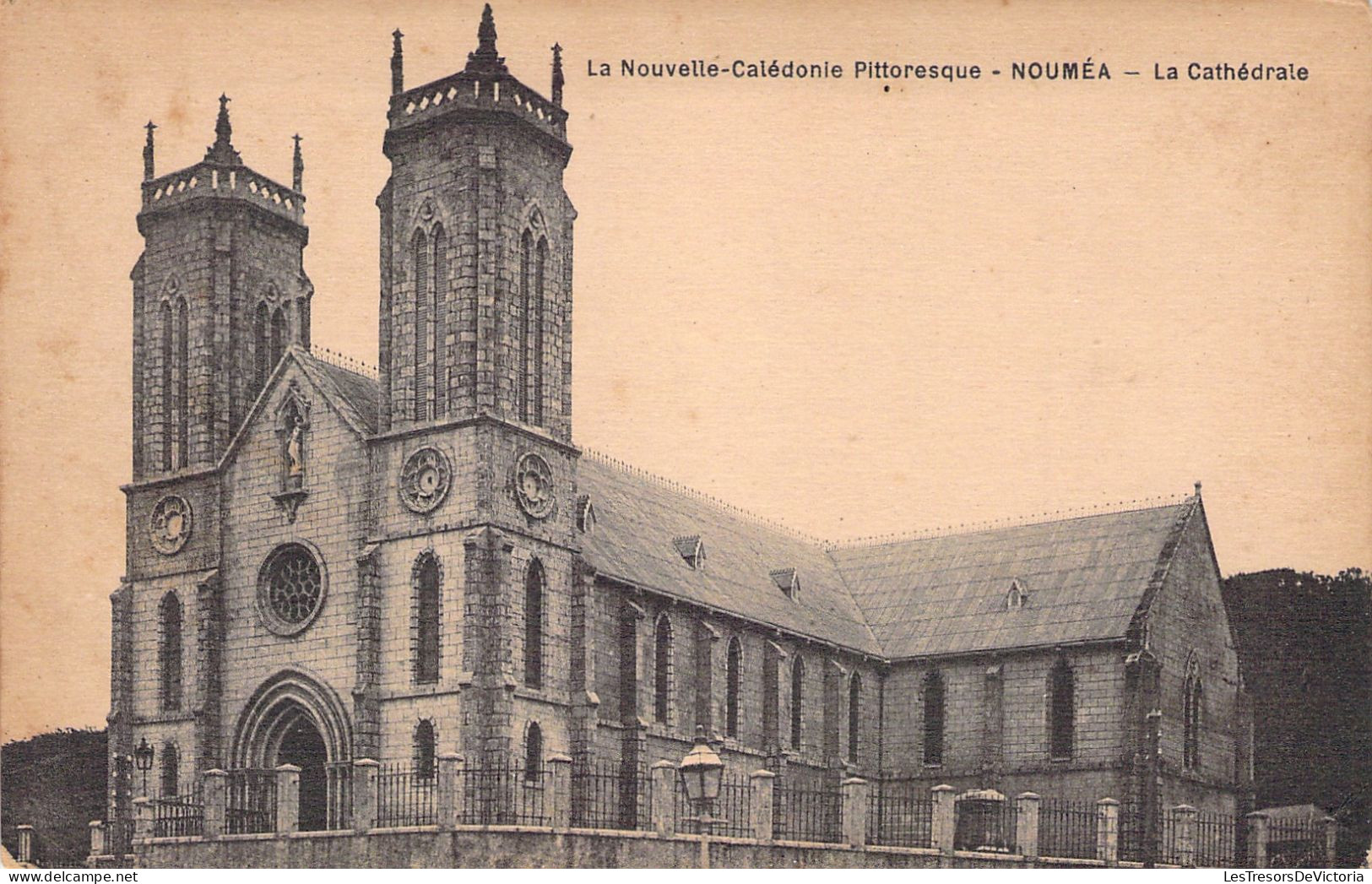 Nouvelle Calédonie  - La Nouvelle Caledonie Pittoresque - Noumea - La Cathédrale -  Carte Postale Ancienne - Neukaledonien