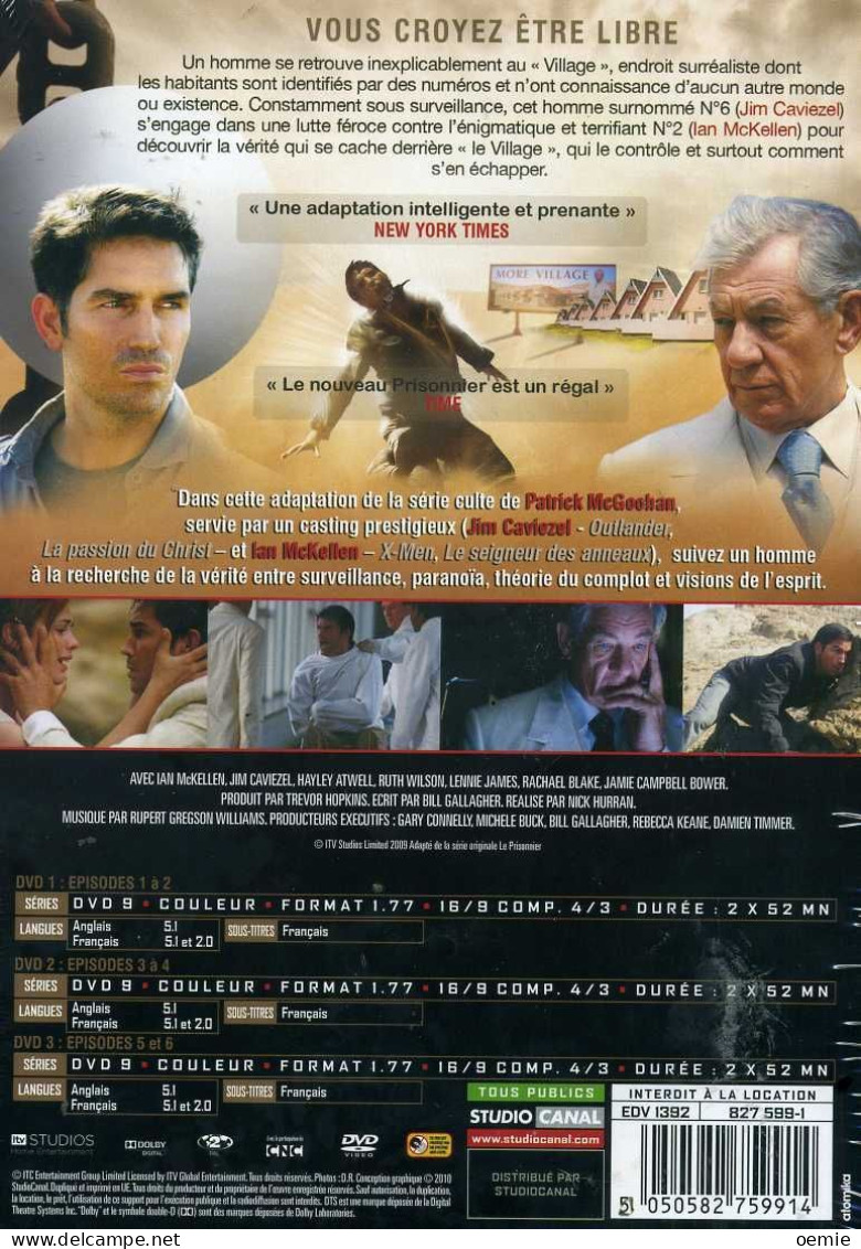 LE PRISONNIER    L INTEGRALE DE LA SAISON 1   ( 3 DVD )  312  M ENVIRON - Ciencia Ficción Y Fantasía