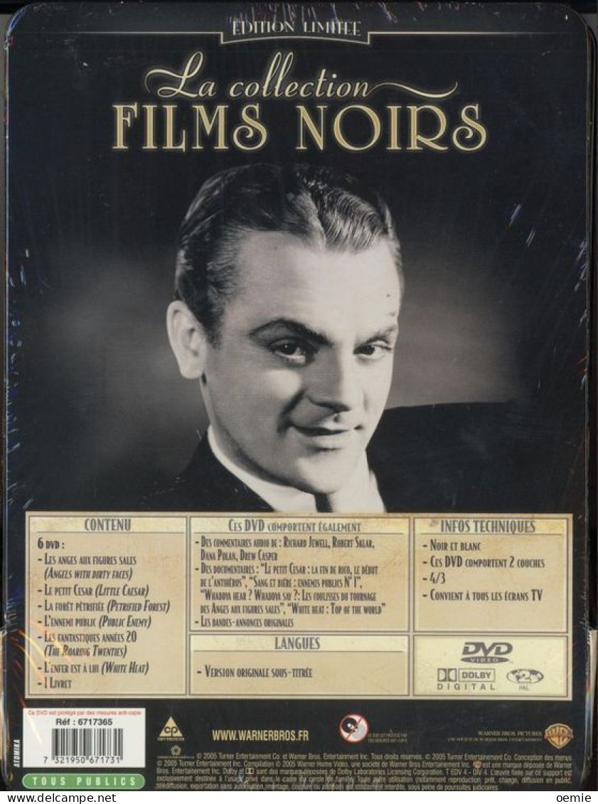 LA COLLECTION FILMS NOIRS      ( 6  DVD ) EDITION LIMITEE - Classic